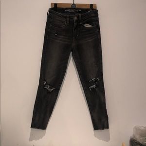 American eagle ripped jeans